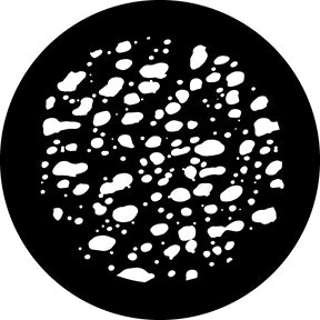 78719 Random Droplets - Rosco Standard Steel Gobo