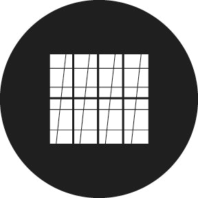 78730 Window 25 - Rosco Standard Steel Gobo