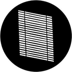 79014 Distorted Louvre  Rosco Stainless Steel Gobo
