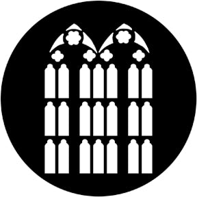79018 Double Belfry - Rosco Standard Steel Gobo