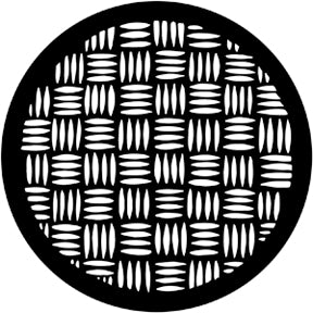 79035 Parquet Weave  Rosco Stainless Steel Gobo