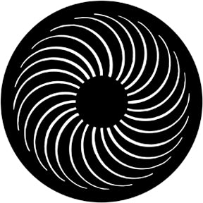 79041 Fan 2  Rosco Stainless Steel Gobo