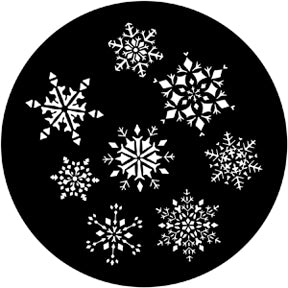 79129 Snowflakes 2  Rosco Stainless Steel Gobo
