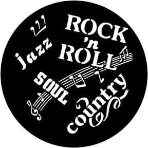 79140 Music Mix  Rosco Stainless Steel Gobo