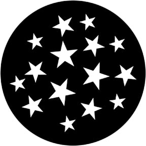 79219 Stars 9  Rosco Stainless Steel Gobo
