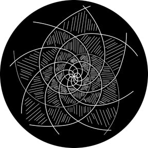 79745 Sunflower Golden Part Whole - Rosco Standard Steel Gobo