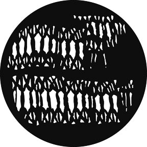G811 Crochet #1 - Rosco Standard Steel Gobo