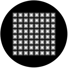 81137 Pyramid Highlights - Rosco Colour Glass Gobo