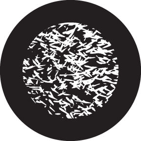 81200 Hedgehog Breakup - Rosco Colour Glass Gobo