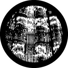 81214 Hard Shell Breakup - Rosco Colour Glass Gobo