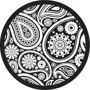 82873 Paisley 2 - Rosco Colour Glass Gobo