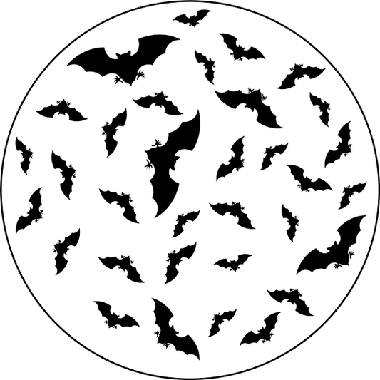 82934 Flying Bats 1 - Rosco Colour Glass Gobo