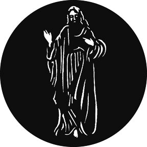 G831 Christ Risen - Rosco GAM Standard Steel Gobo