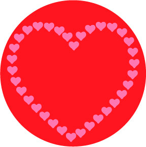 83660 Heart of Hearts In Color - Rosco Colour Glass Gobo