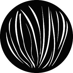 G839 Giant Grass - Rosco GAM Standard Steel Gobo