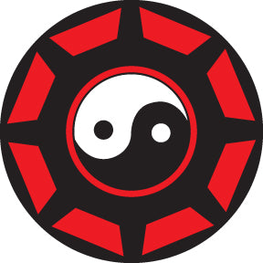 84431 Yin & Yang Red - Rosco Colour Glass Gobo