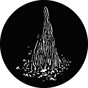 G854 Waterfall - Rosco GAM Standard Steel Gobo