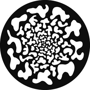 G855 Graduated Breakup - Rosco GAM Standard Steel Gobo