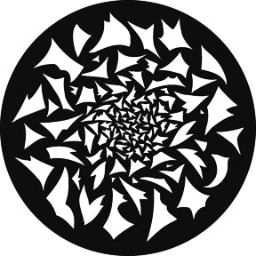 G856 Graduated Breakup - Rosco GAM Standard Steel Gobo