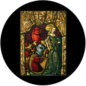 86673 Medieval Stained Glass - Rosco Colour Glass Gobo