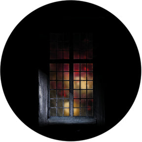 86689 Firelight Window - Rosco Colour Glass Gobo