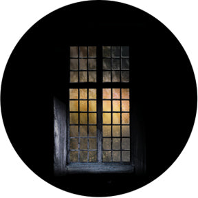 86690 Candlelight Window - Rosco Colour Glass Gobo