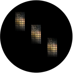 86692 Tri Windows - Rosco Colour Glass Gobo