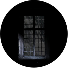 86694 Gloomy Window - Rosco Colour Glass Gobo