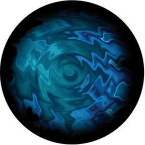 86736 Aquatic Swirls - Rosco Colour Glass Gobo
