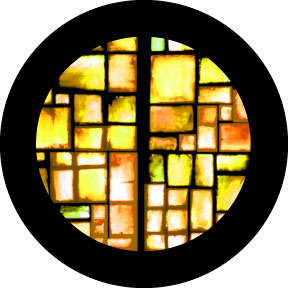 86752 Amber Squares - Rosco Colour Glass Gobo