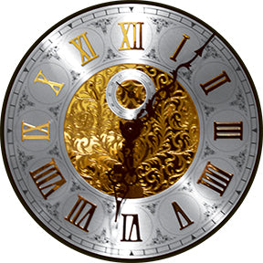 86753 Ornate Clock - Rosco Colour Glass Gobo