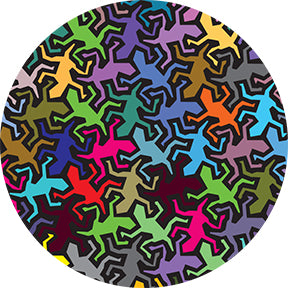 86758 Multi Lizards Breakup - Rosco Colour Glass Gobo
