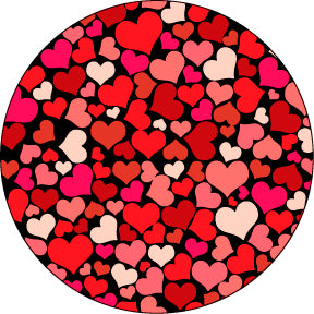 86769 Red All My Hearts - Rosco Colour Glass Gobo