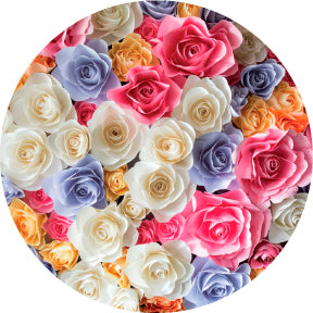 86770 Bright Colors Rose Bouquet - Rosco Colour Glass Gobo