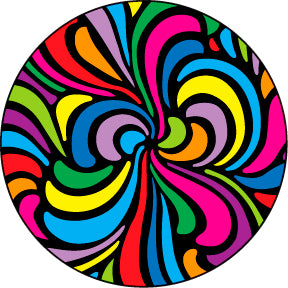 86776 Swirls - Rosco Colour Glass Gobo