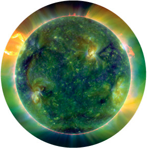 86778 Cosmic Flares - Rosco Colour Glass Gobo