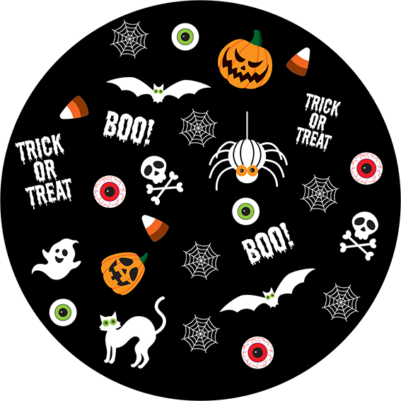 86800 Halloween Party Time 1 - Rosco Colour Glass Gobo