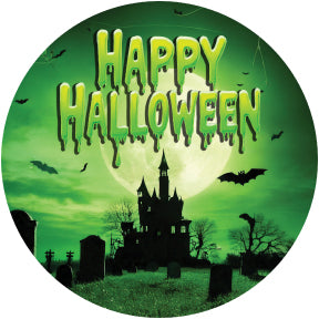 86801 Happy Slimey Halloween - Rosco Colour Glass Gobo