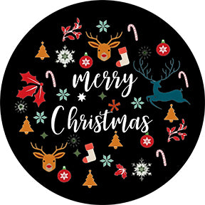 86819 Merry Christmas All Around - Rosco Colour Glass Gobo