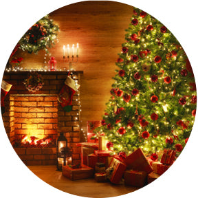 86823 Cozy Christmas Tree - Rosco Colour Glass Gobo