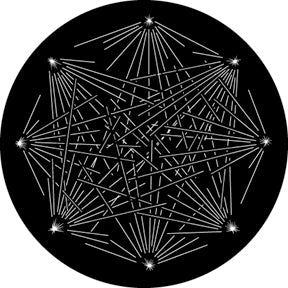 G879 Laser Lines - Rosco GAM Standard Steel Gobo