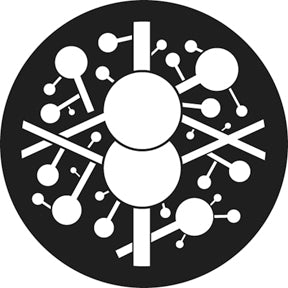 G884 Bing Bong - Rosco GAM Standard Steel Gobo