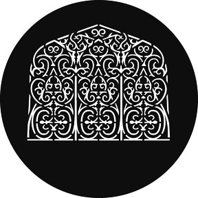 G918 Persian Window - Rosco GAM Standard Steel Gobo