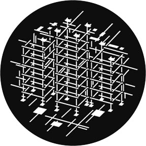 G926 Scaffolding Breakup - Rosco GAM Standard Steel Gobo