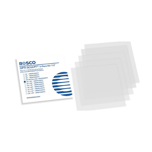 Rosco OPTI SCULPT™ Light Shaping Lens - 30° 5-Piece Kit (19 cm x 19 cm)