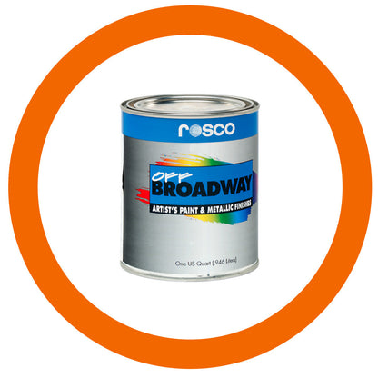 5363 Rosco Off Broadway Scenic Paint - Orange