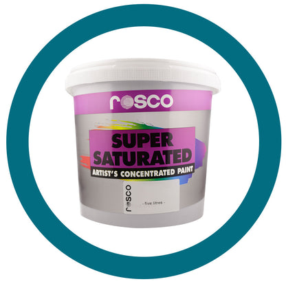 5989 Rosco Supersat Acrylic Paint - Turquoise Blue