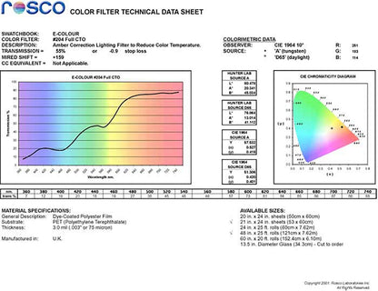 E204 Rosco E Colour - Full CTO