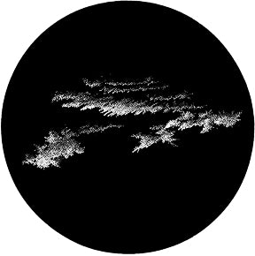GT21 Halftone Cloud 2 - Rosco Standard Steel Gobo