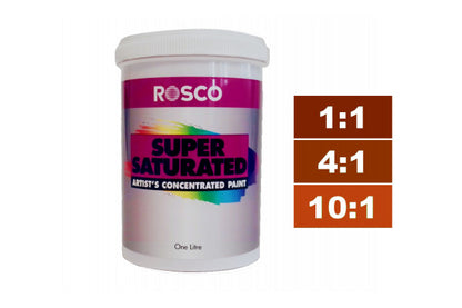 5987 Rosco Supersat Acrylic Paint - Burnt Sienna